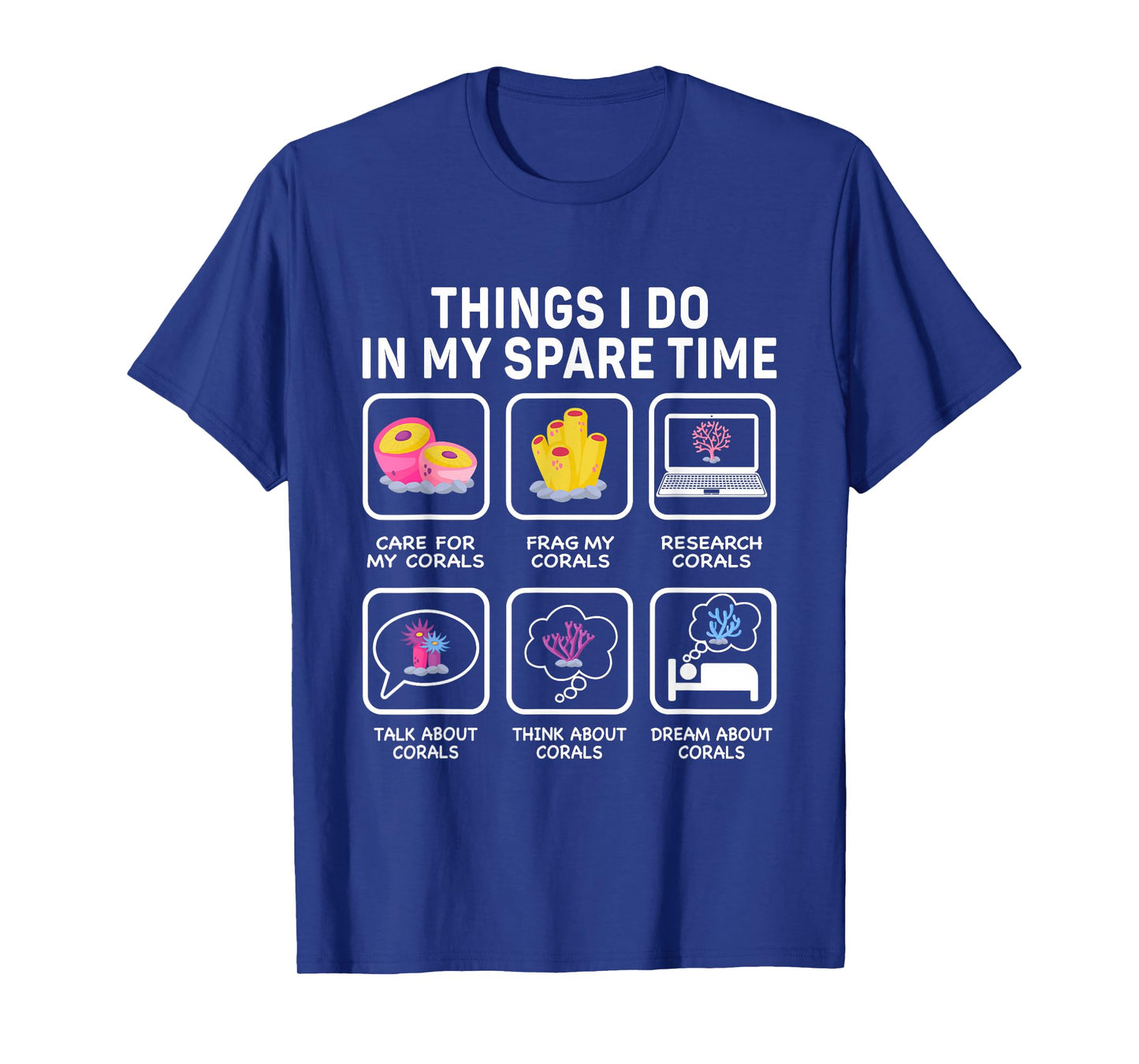 Aquarist Coral Frag Fragging Reef Aquarium Saltwater Tank T-Shirt