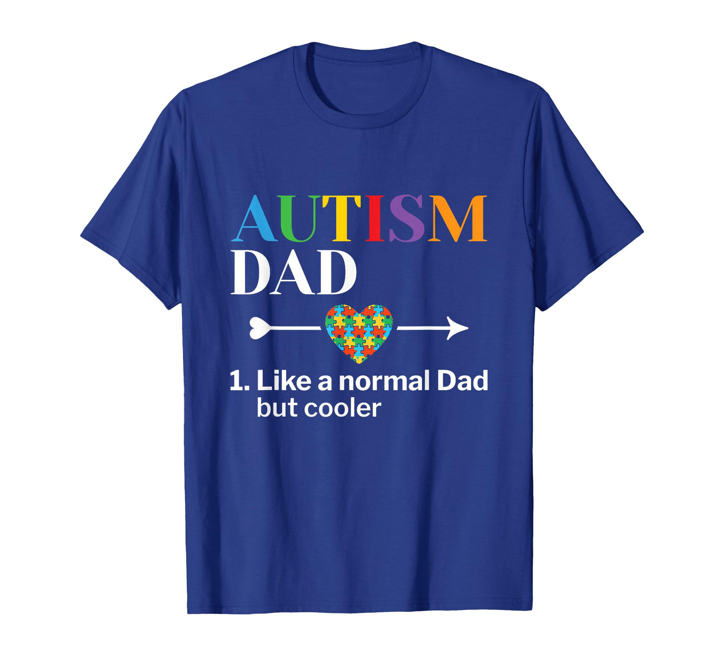 Autism Dad Definition World Autism Awareness Day T-Shirt