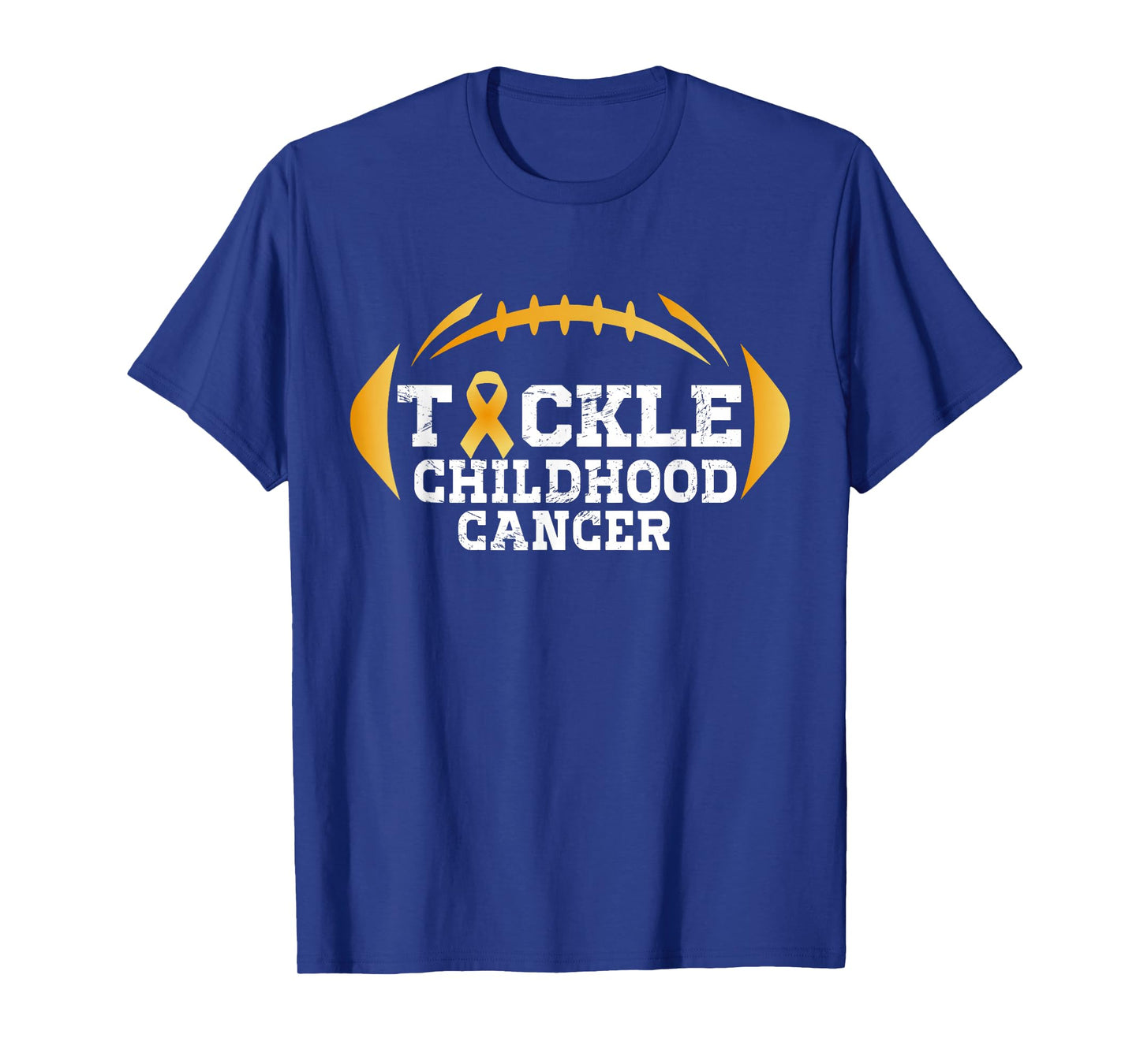 Childhood Tackle Football Childhood Cancer Awareness Women T-Shirt