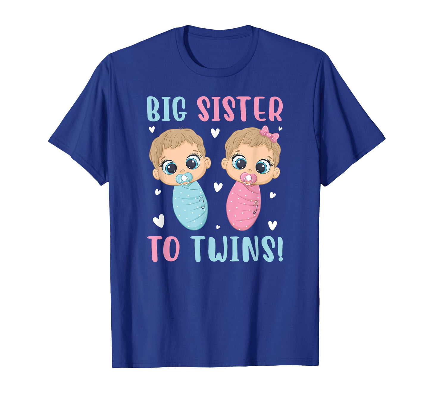 Big Sister Of Twins Big Sister Proud Big Twin Sister T-Shirt