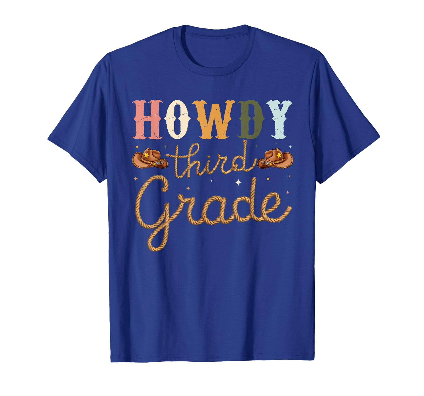 3rd Grade Teacher Rodeo Country Western Howdy Third Grade T-Shirt for Men Women