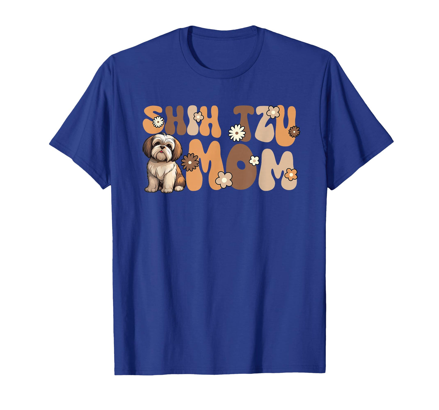Shih Tzu Groovy World's Best Shih Tzu Mom T-Shirt