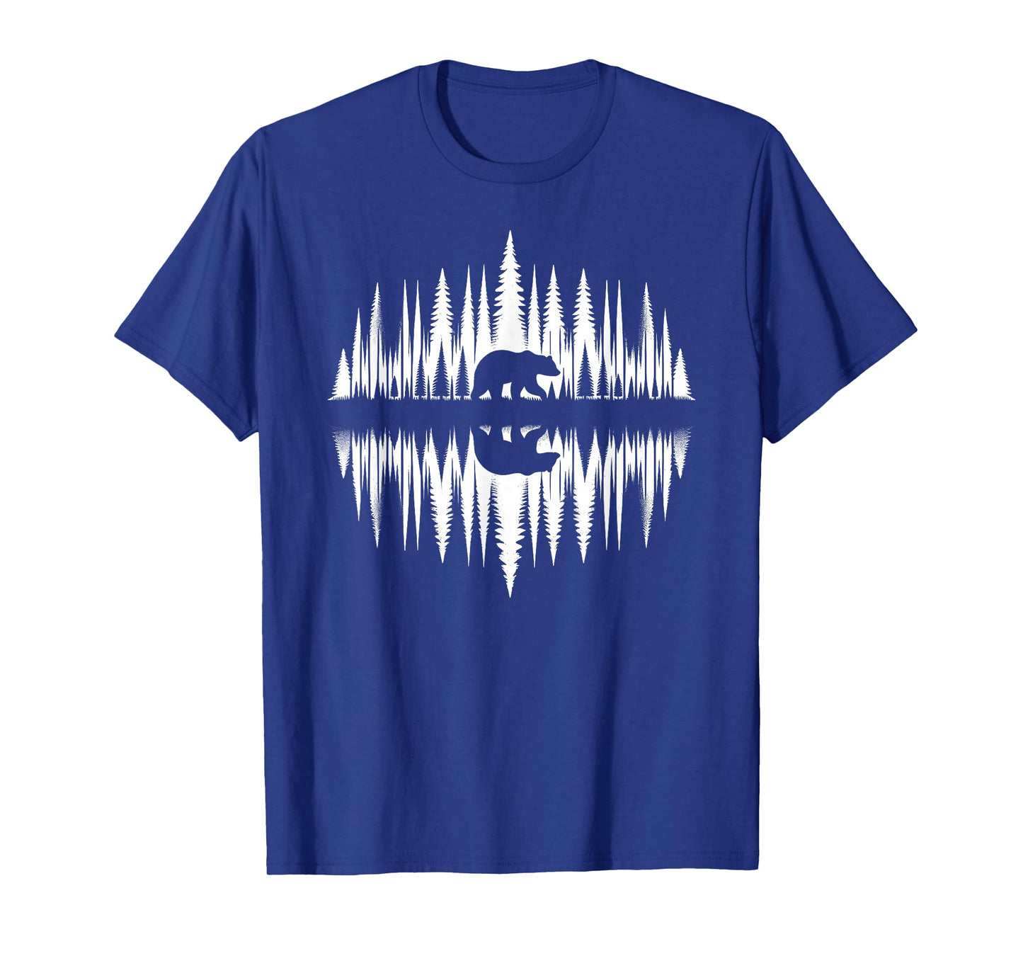 Wildlife Nature Trees Reflection Bear Outdoor Forest T-Shirt
