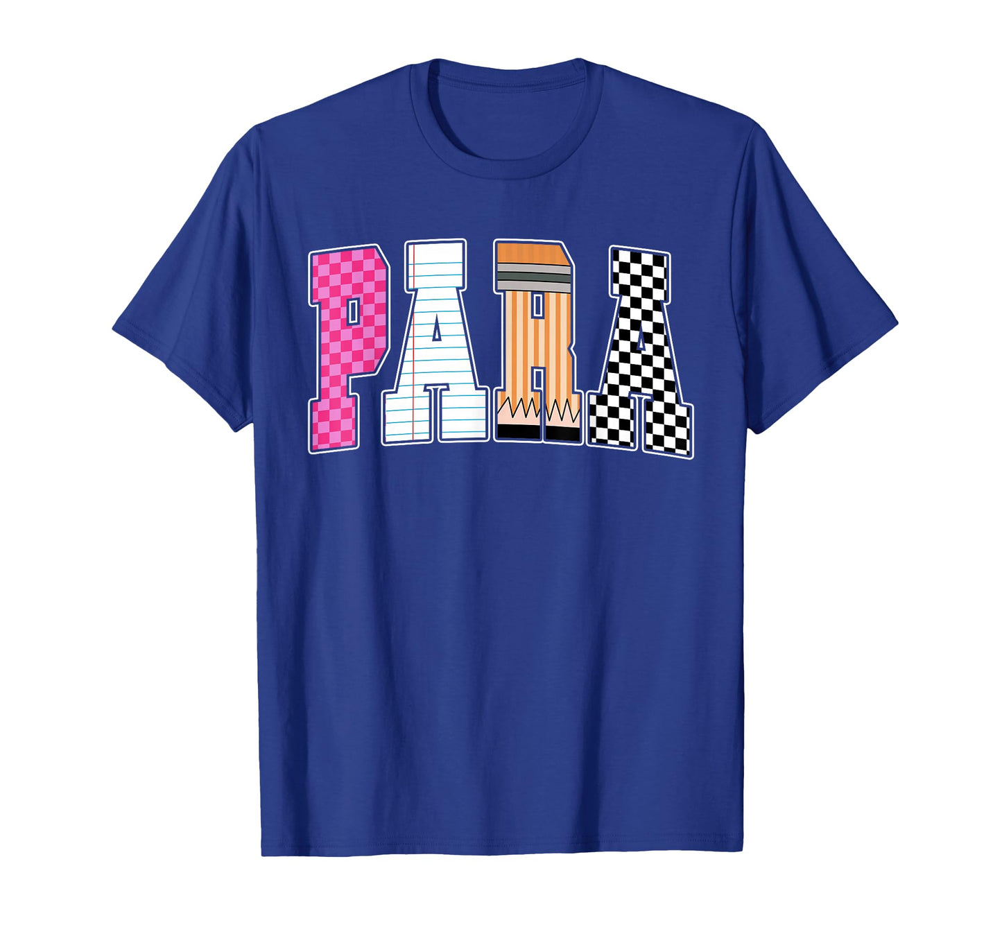 Back to School Teacher para, Preppy Checkered para Life T-Shirt