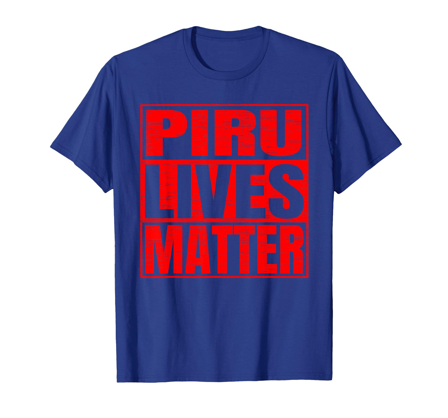 Piru Lives Matter Bloods Gang Hip-Hop Gangster T-Shirt