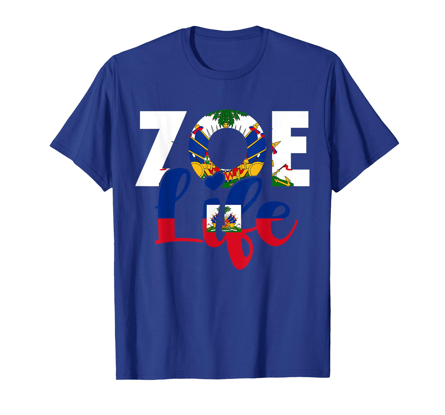 Haiti Flag Zoe Haitian Life Haiti Souvenir T-Shirt