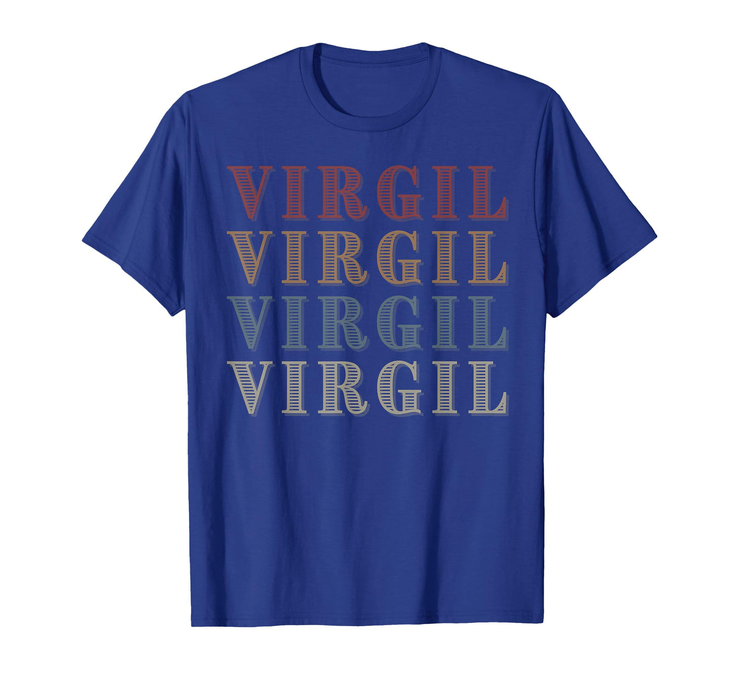 Wealthy Vintage Virgil First Name Funny Love Heart Virgil T-Shirt