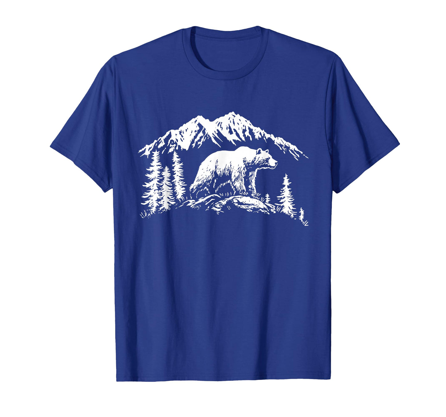 Grizzly Forest Wildlife Mountain T-Shirt