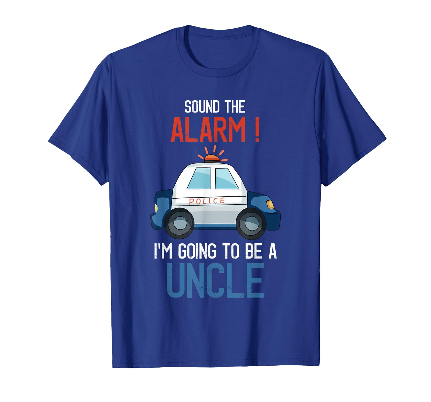 I'm Going To Be A Uncle Police Car Baby Reveal Party T-Shirt