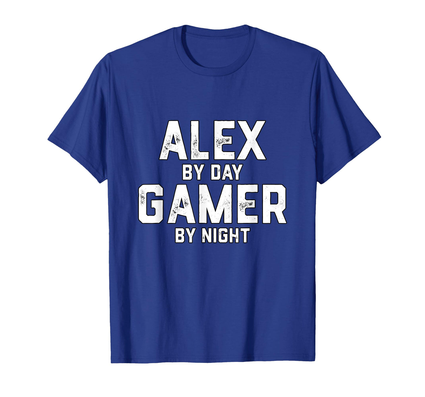 Alex Gamer Halloween Gaming Costume for Men Named Alex T-Shirt