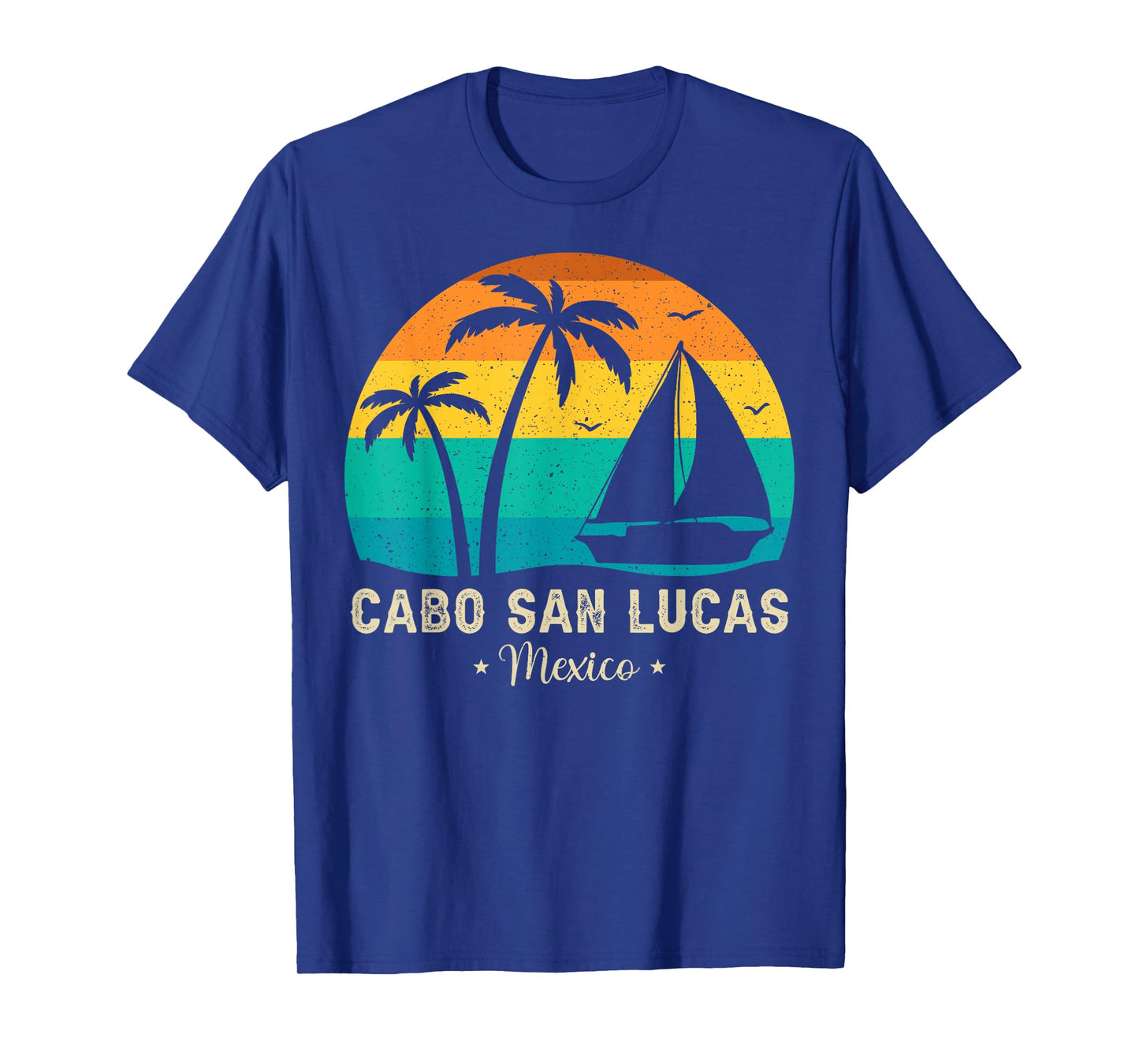 Vintage Cabo San Lucas Mexico Sunset, Vacation Summer Men Women Girls Kids T-Shirt