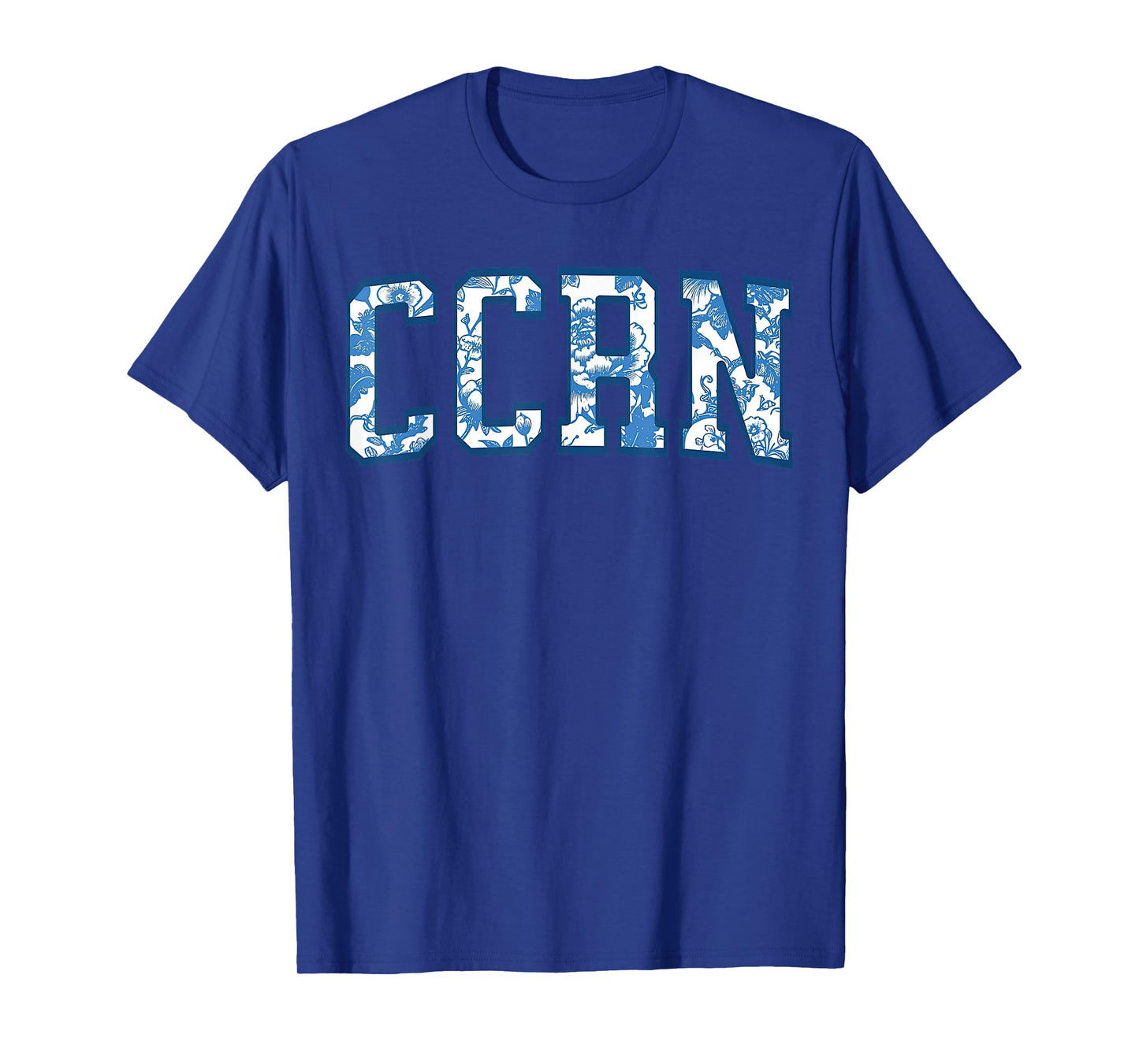 Toile Floral Critical Care Registered Nurse CCRN Nurse Life T-Shirt