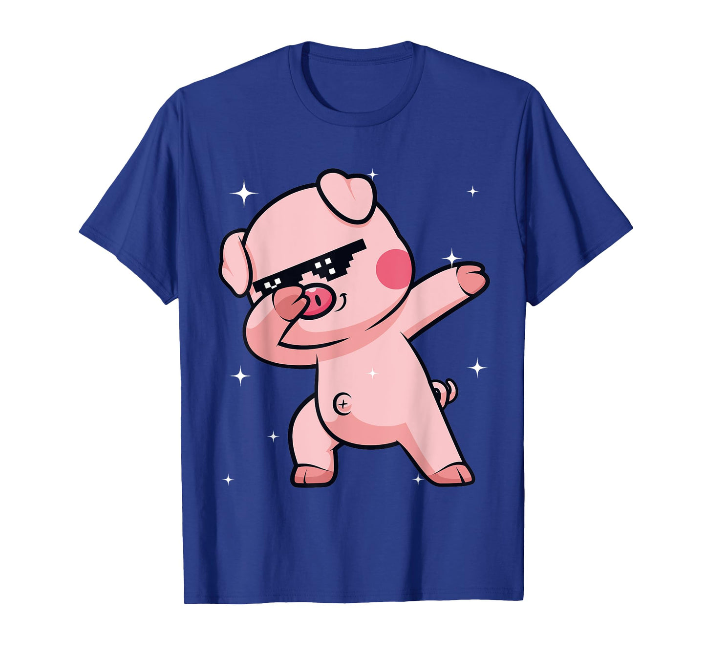 Men Women Kids Funny Pig Dabbing Animals Wildlife Parties T-Shirt