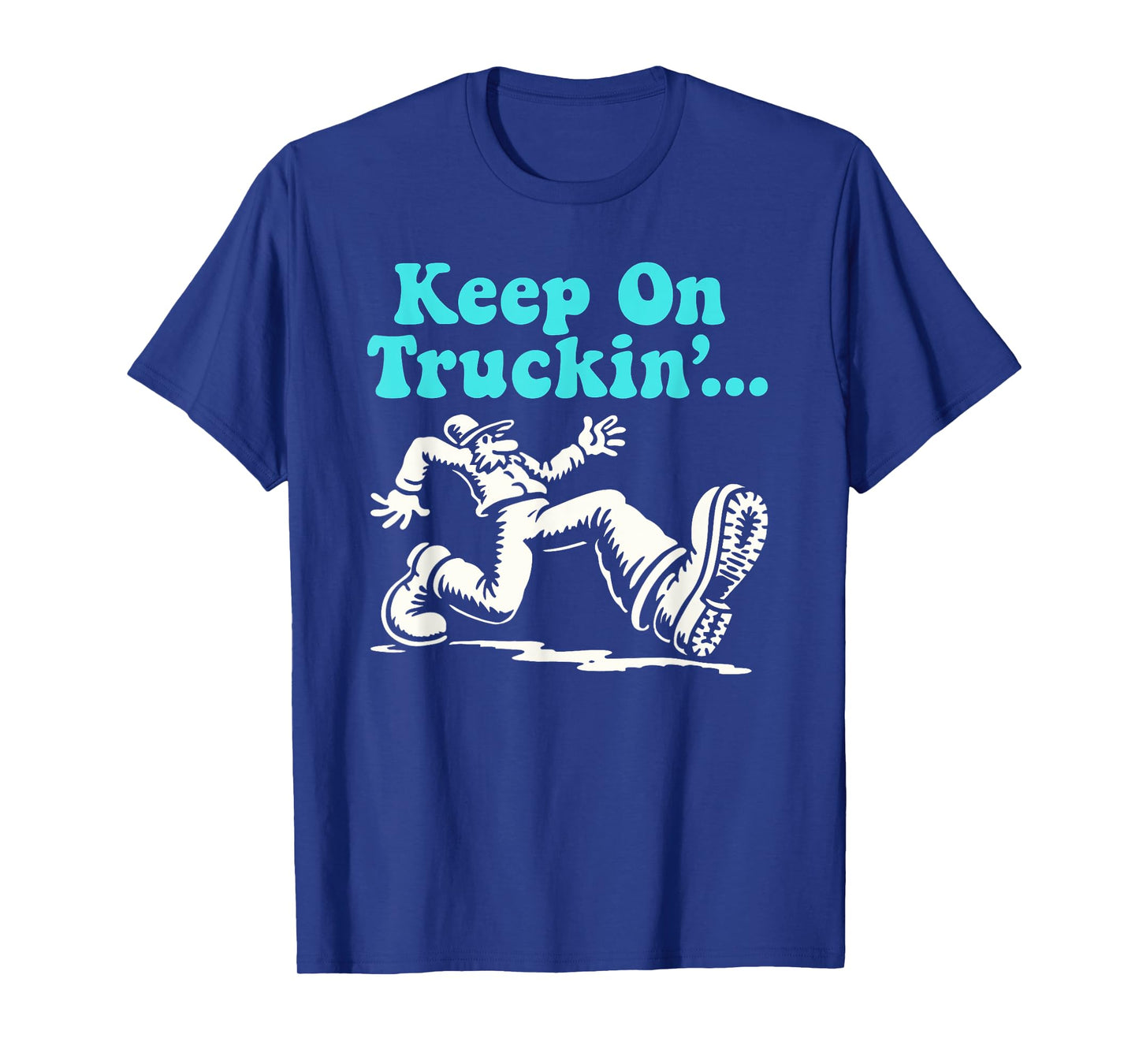 Funky Keep on Truckin' - Retro Vibes T-Shirt