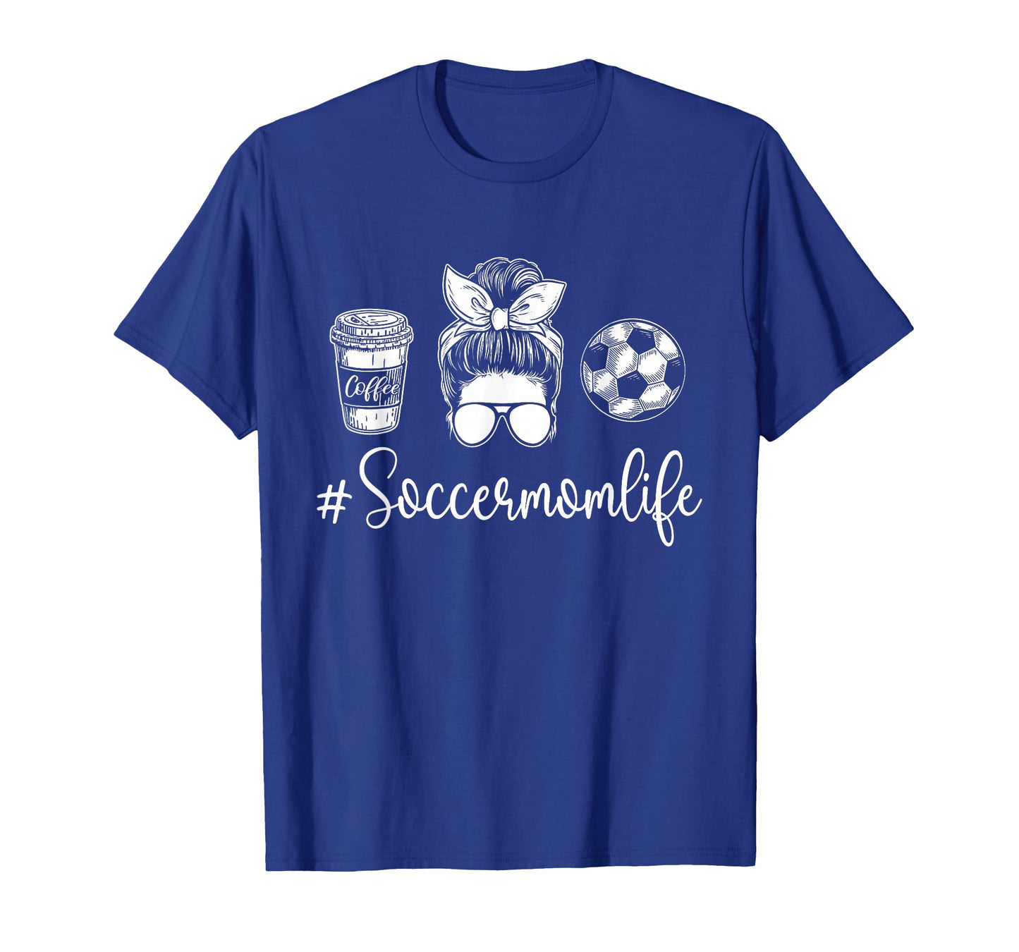 Soccer Mom Life - Soccer Lover Soccer Mom T-Shirt, Small, Black