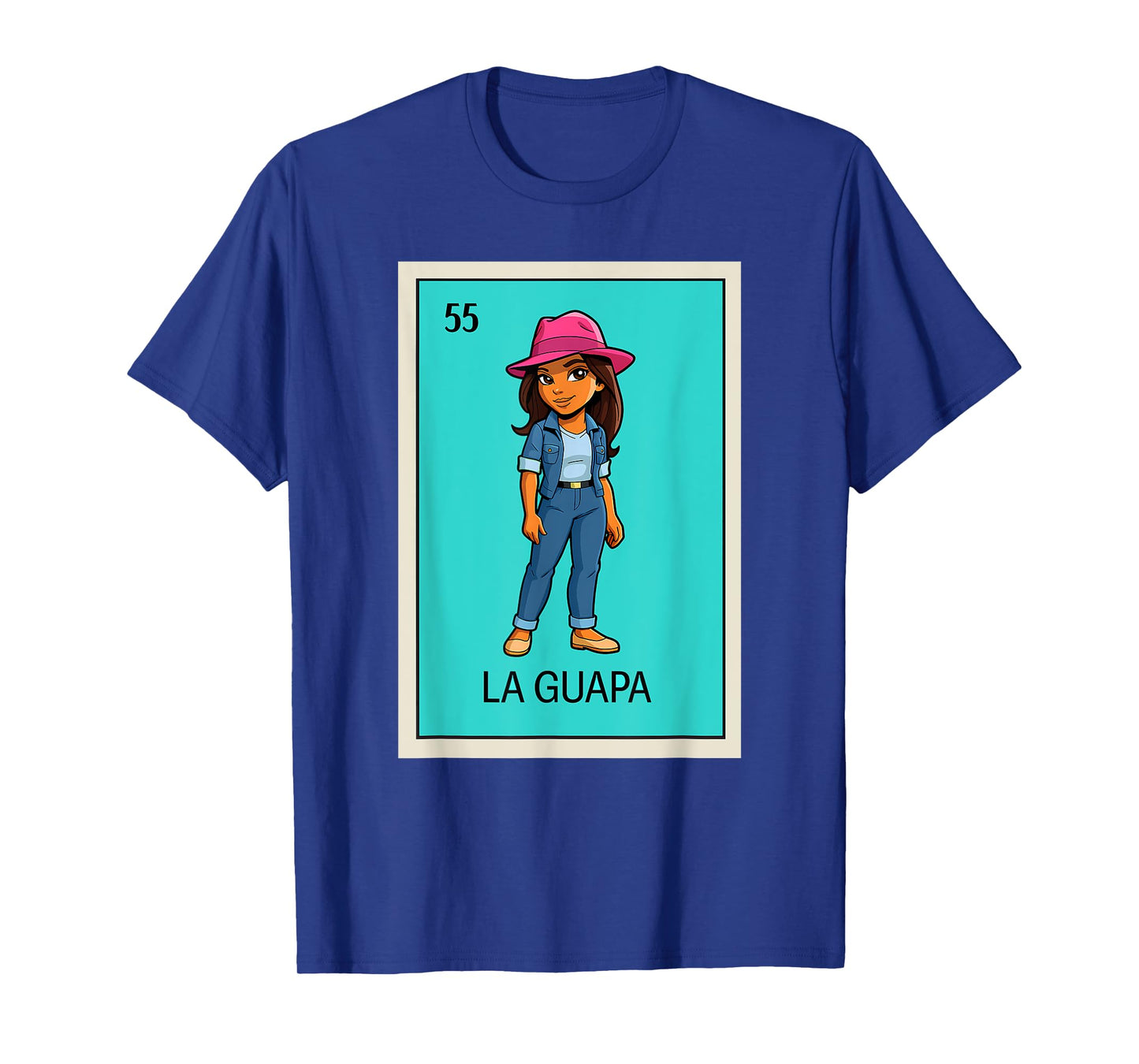 Mexican Lottery Designs Mexican La Guapa Cute Pretty Girl T-Shirt