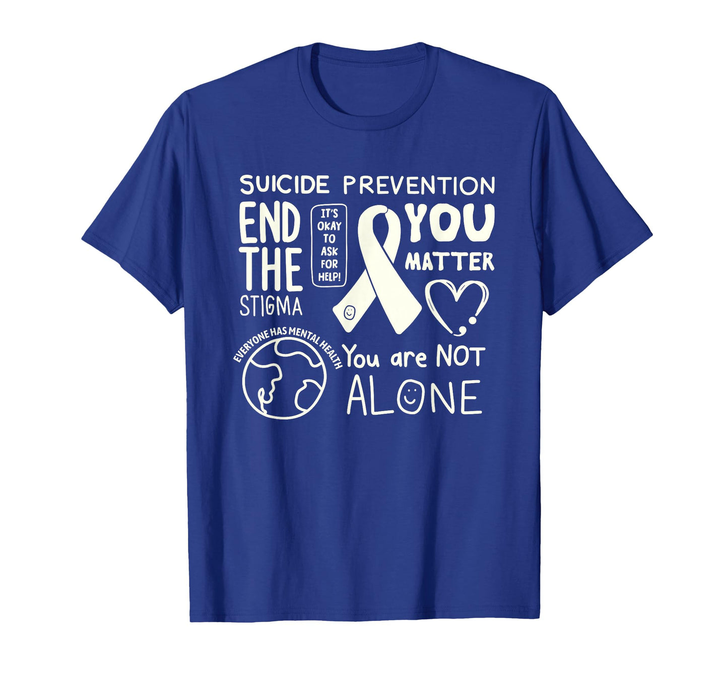 Original Happiness Project Sucide Prevention T-Shirt