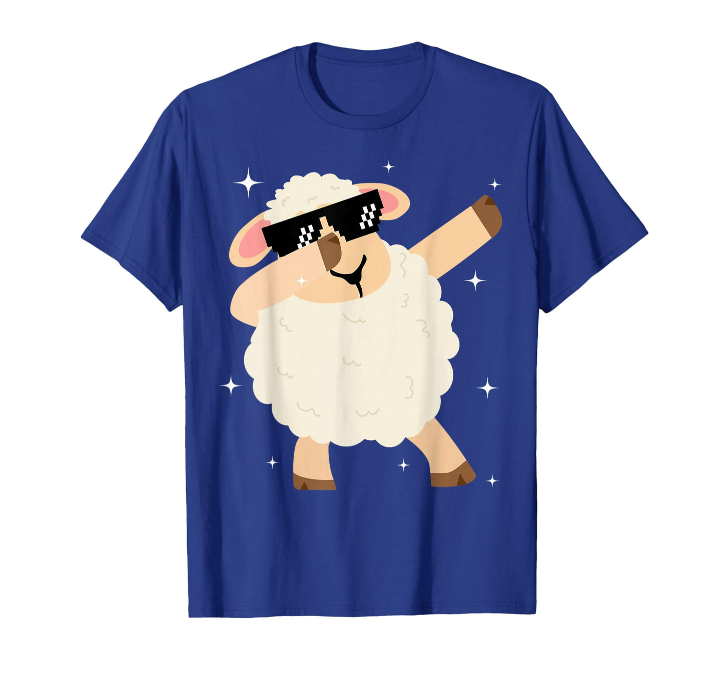 Men Women Kids Funny Sheep Dabbing Animals Wildlife Parties T-Shirt