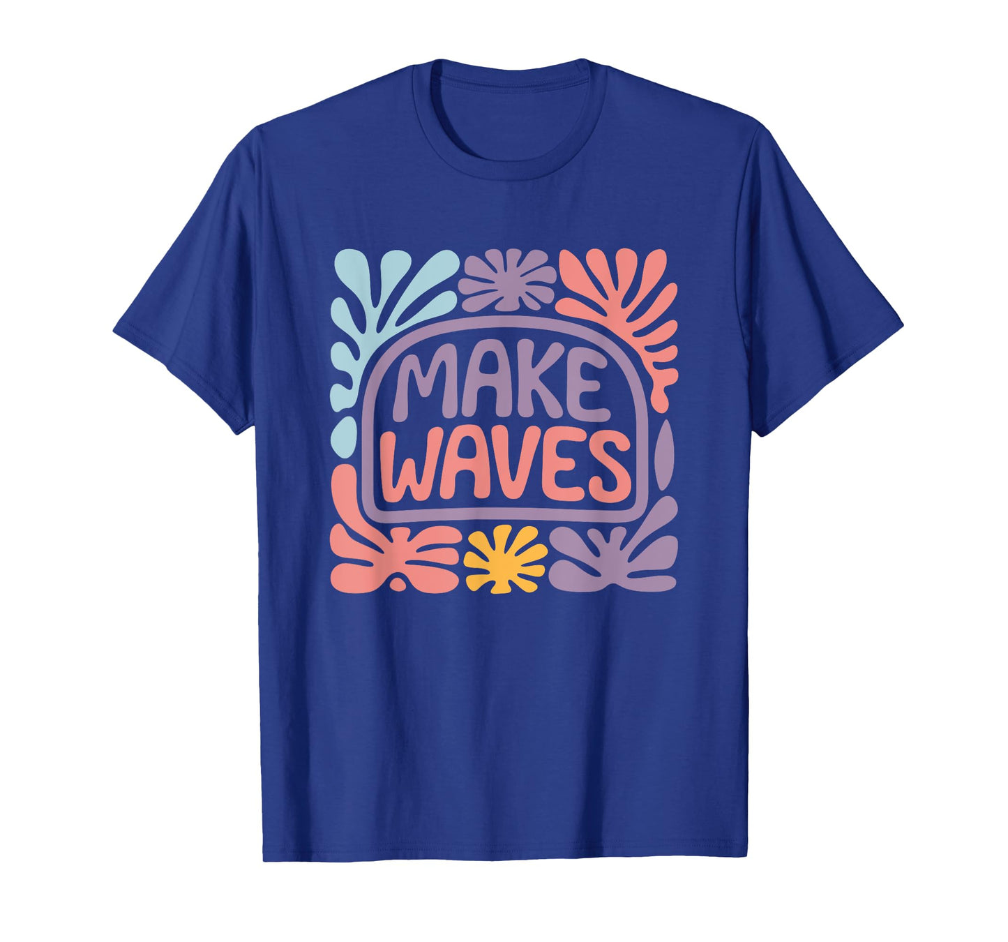 Make Waves Vibrant Ocean Inspired Statement T-Shirt