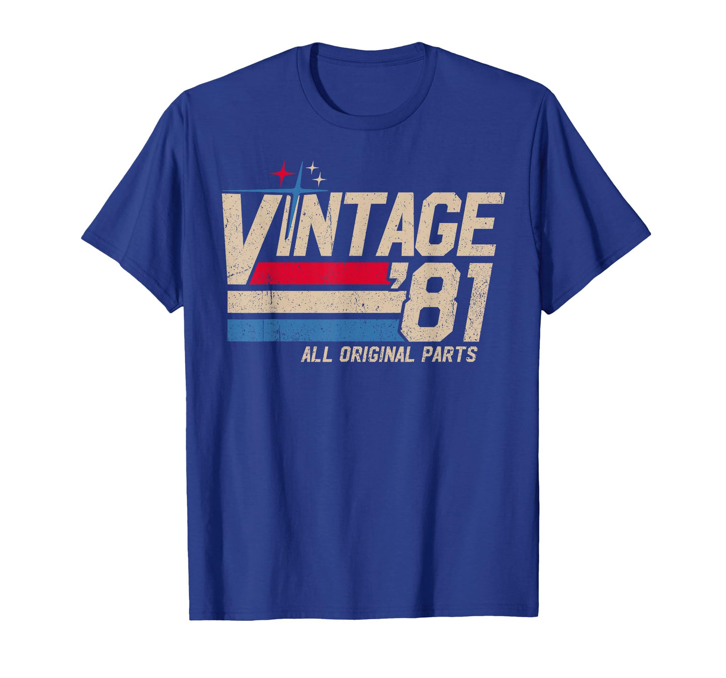 Vintage '81 Retro 44th Birthday for Men Dad USA Since 1981 T-Shirt