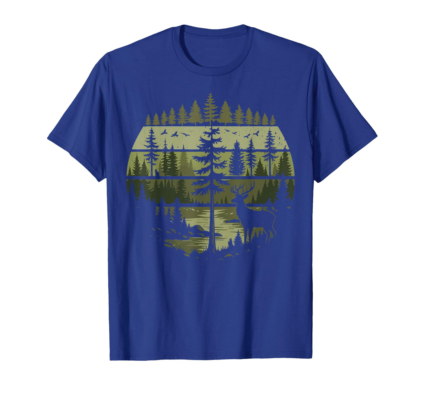 Forest Retro Nature Wildlife Outdoor T-Shirt