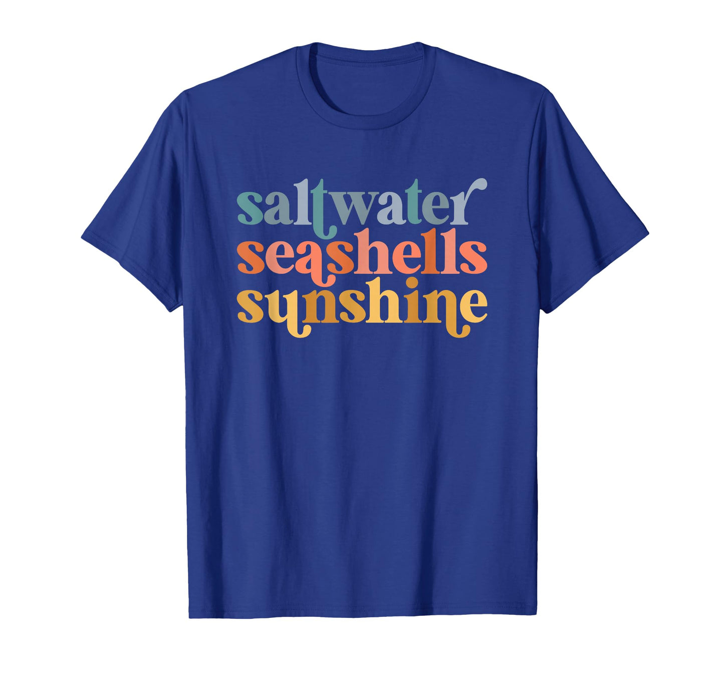 Saltwater Seashells Sunshine Beach Lovers T-Shirt