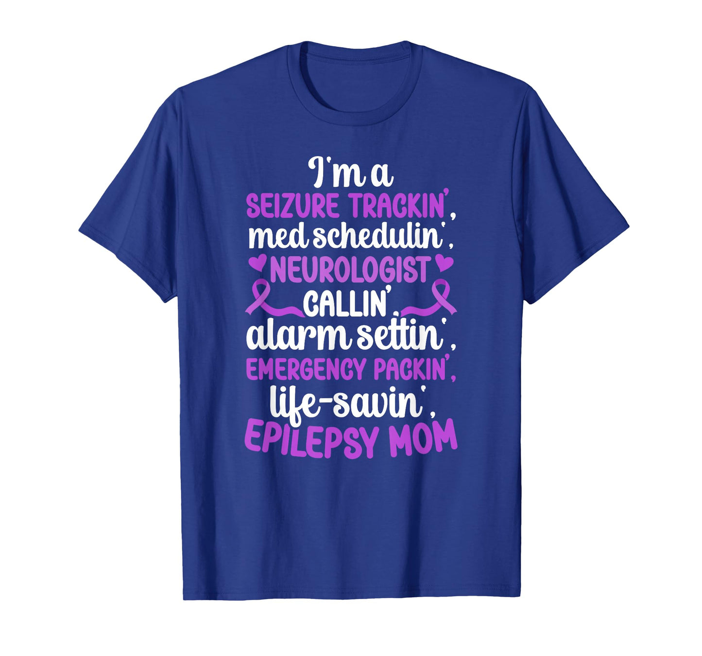 Epilepsy Mom Definition Mom Of An Epilepsy Warrior Mother T-Shirt