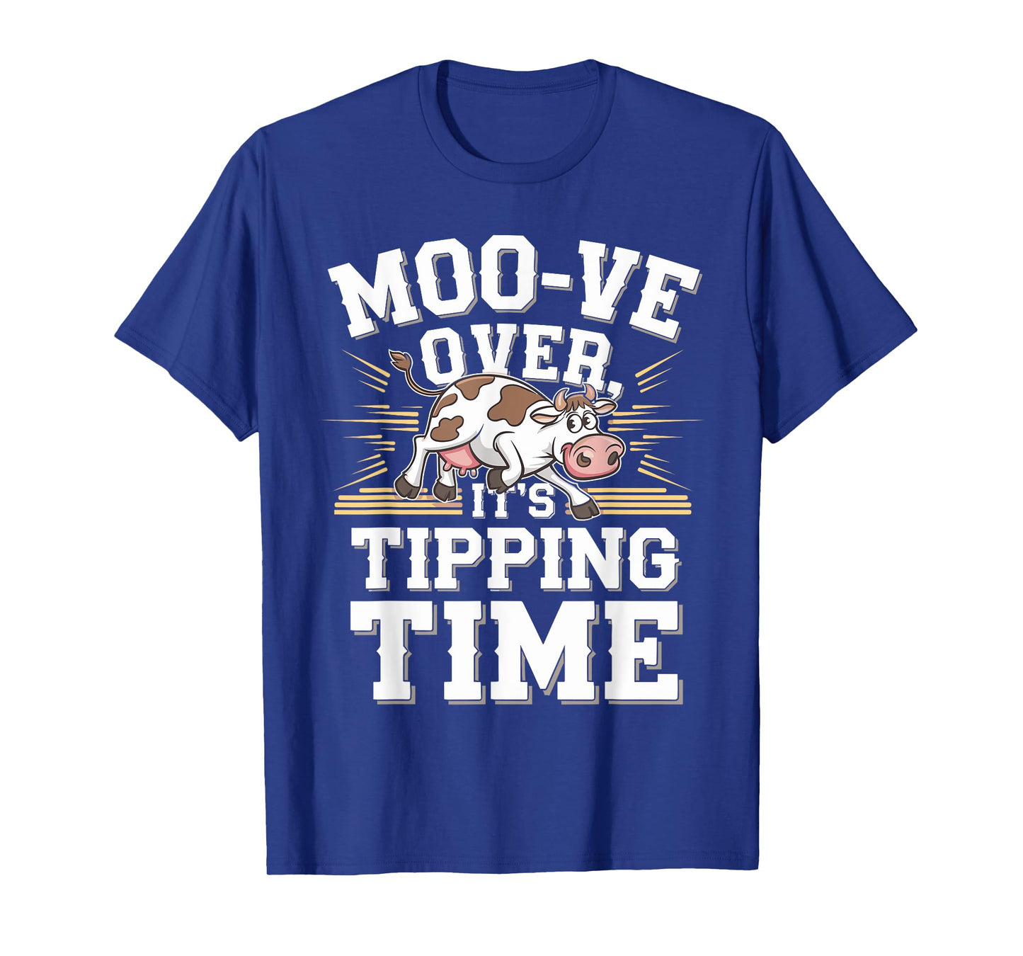 Funny Cow Tipping Joke Country Life Prank T-Shirt