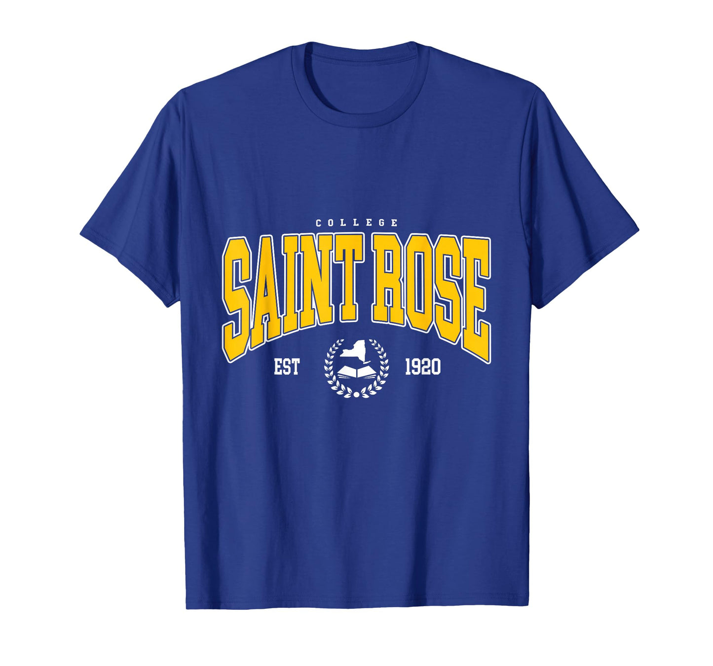 Vintage Saint Rose Arch Athletic Sports Tee for Men Women T-Shirt