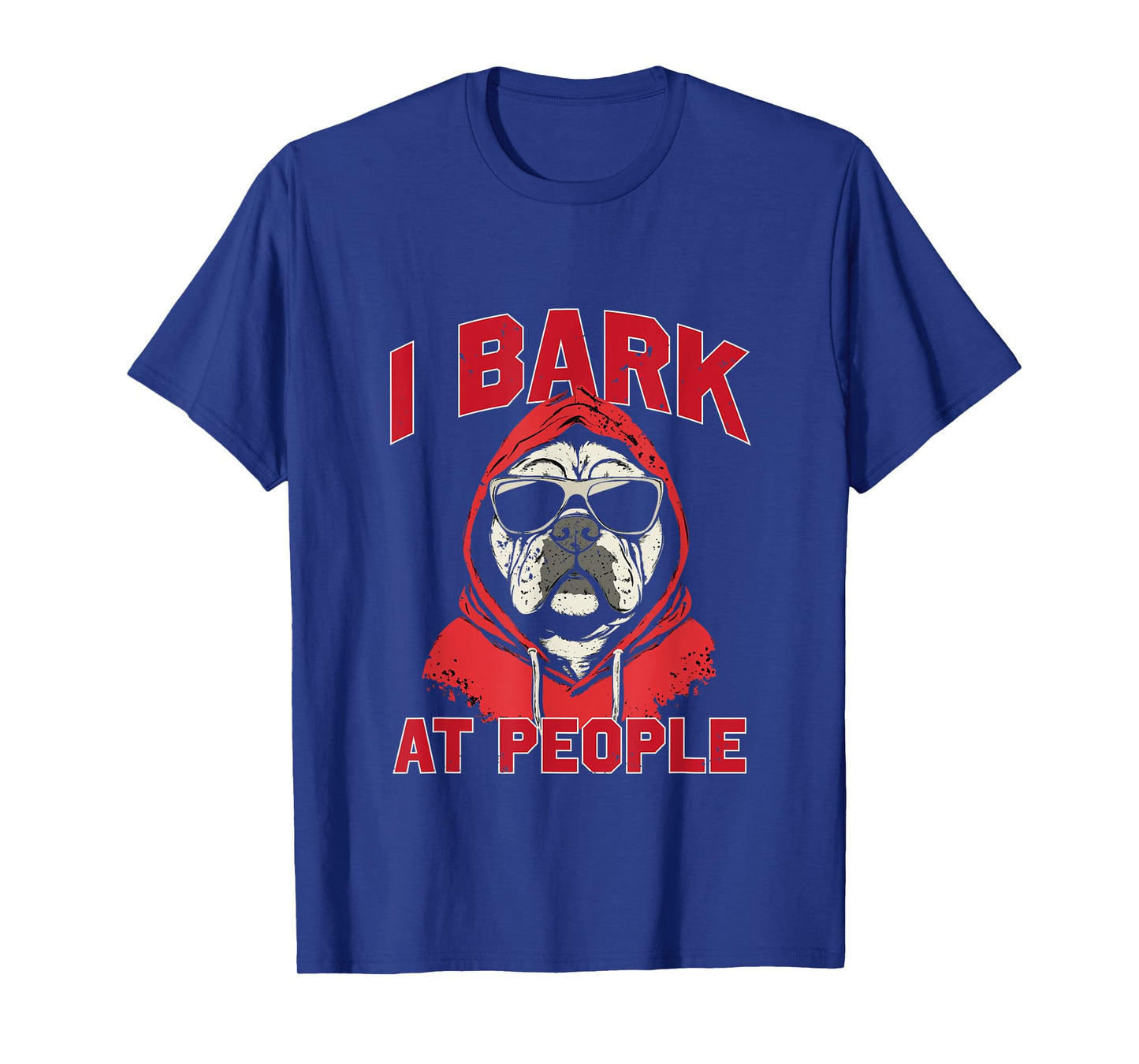 I Bark At People Tee - Funny Georgia Fan Merch T-Shirt