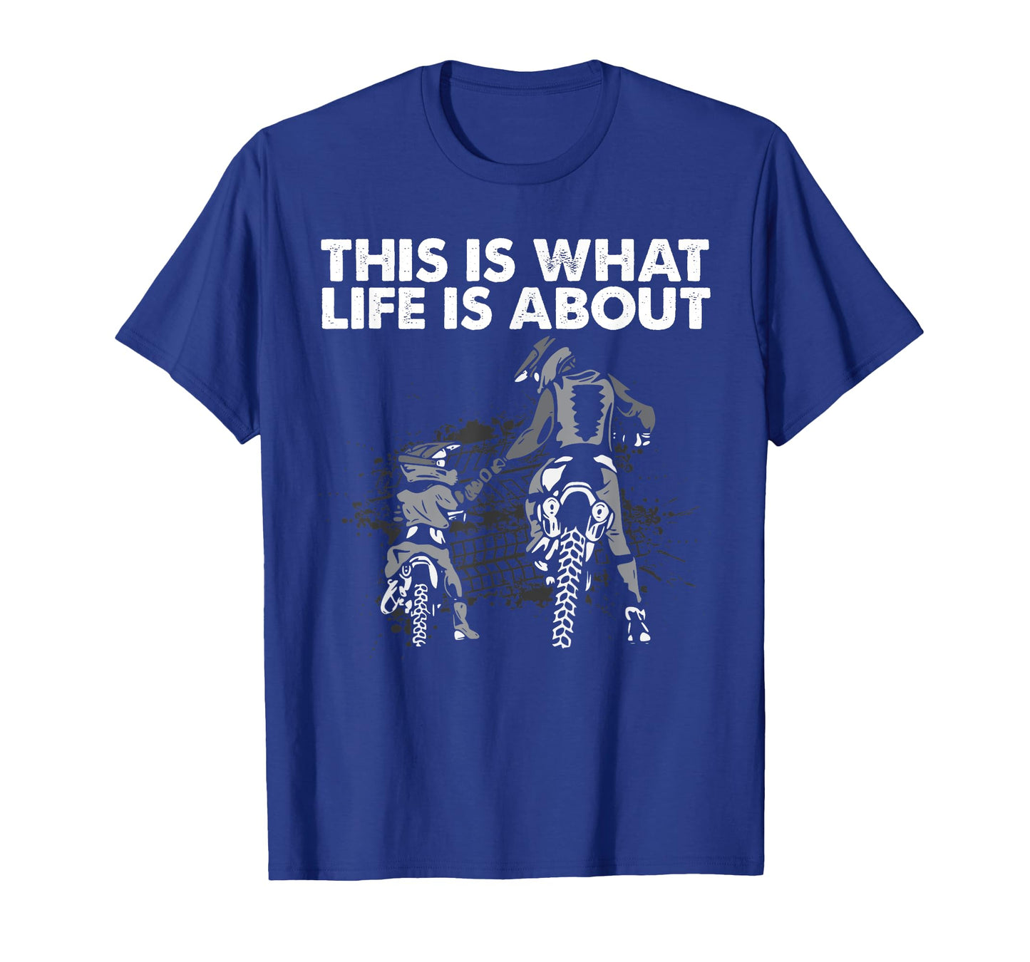 Cute Dirt Bike Father Motocross Lovers MX Family Life Dad T-Shirt