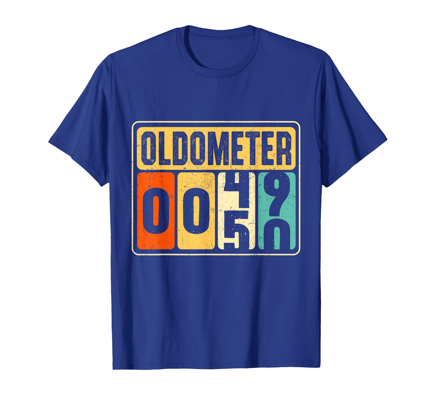 Oldometer 50 Vintage Birthday present for 50 Year Olds T-Shirt