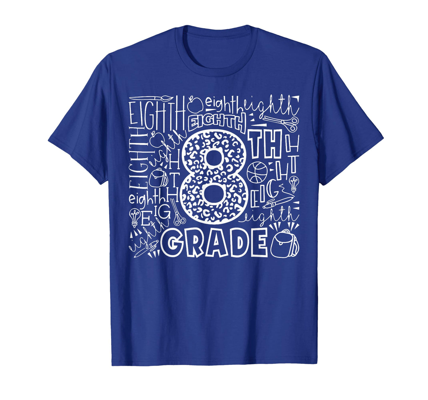 8th Grade Typography Team Eighth Grade Back To School T-Shirt