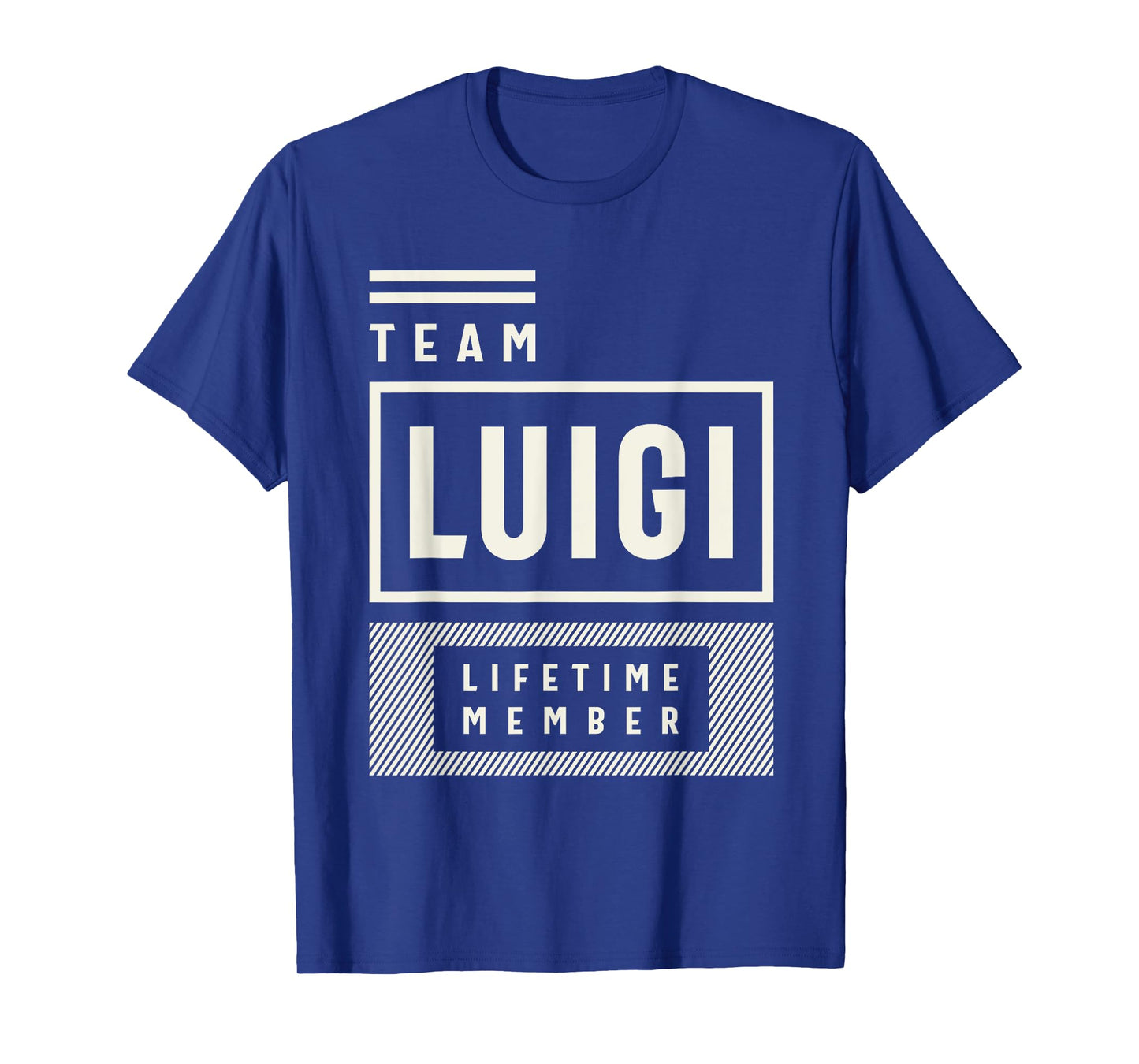 Team Luigi Lifetime Member Funny Name Luigi T-Shirt