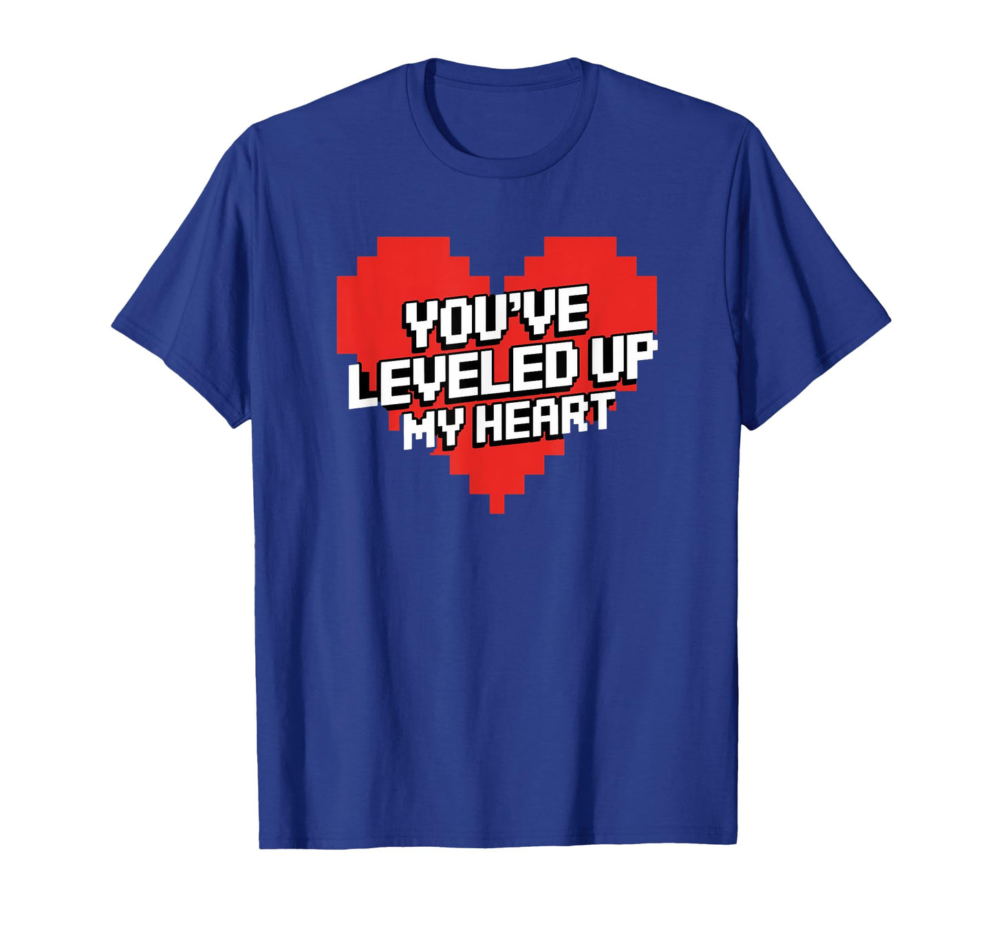 You've Leveled Up My Heart Gamer Love Valentine's Day Retro T-Shirt