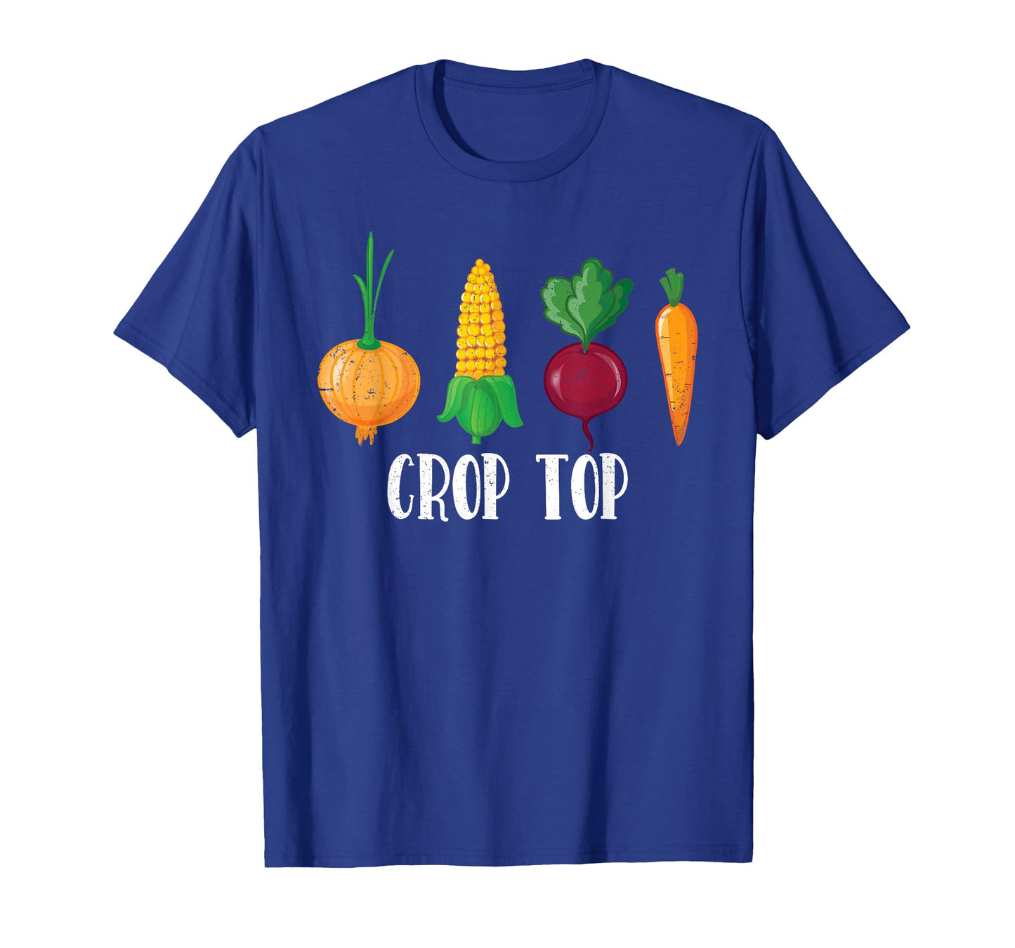 Crop Top Funny Farming Root Vegetable Gardening Farmer T-Shirt
