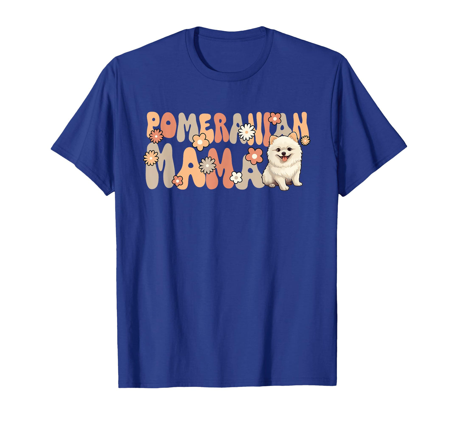 Pomeranian Groovy World's Best Pomeranian Mom T-Shirt
