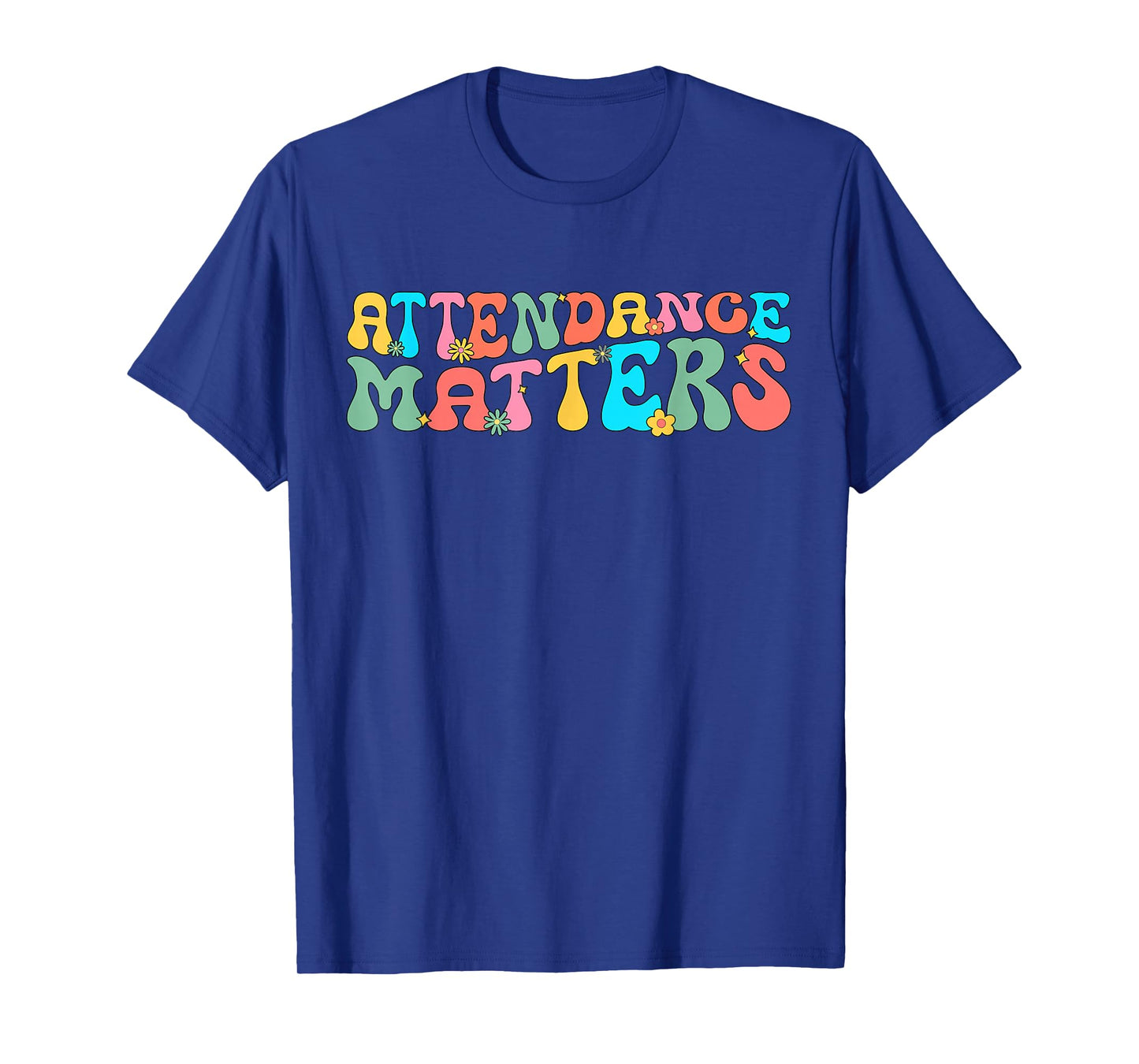 Retro Attendance Matters Attendance Clerk Back to School T-Shirt