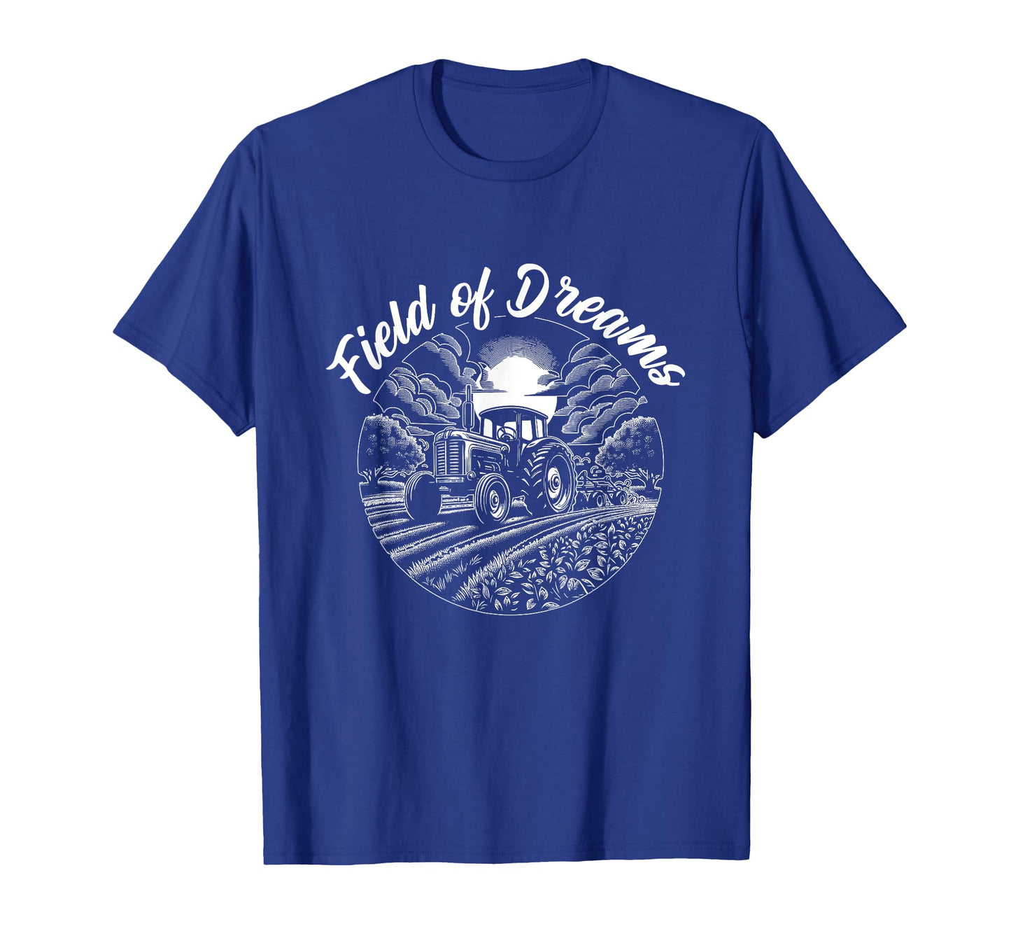 Dream Farm Farming Gift Idea Unisex-Adult T-Shirt Black Small Short Sleeve Classic Fit Field Of Dreams Farmer Tractor Enthusiast