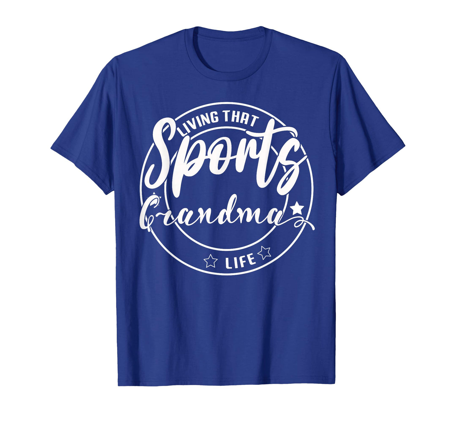 Living That Sports Grandma Life Games Day Mothers Day Sports T-Shirt