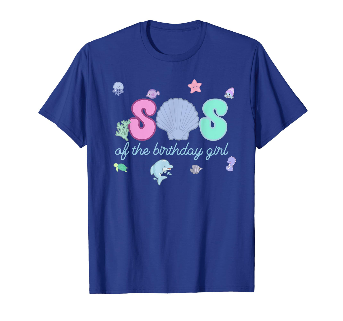 Sis of The Birthday Girl ONE-der The Sea Birthday Toddler T-Shirt