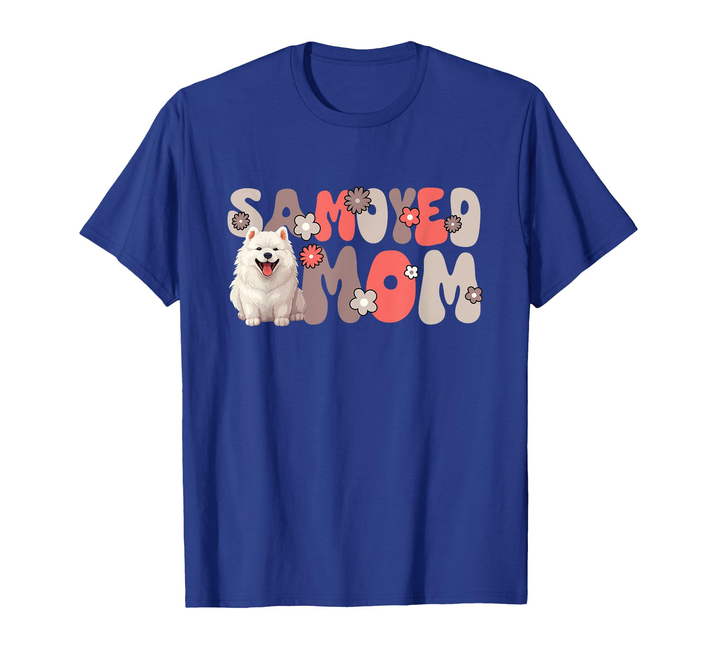 Samoyed Groovy World's Best Samoyed Mom T-Shirt