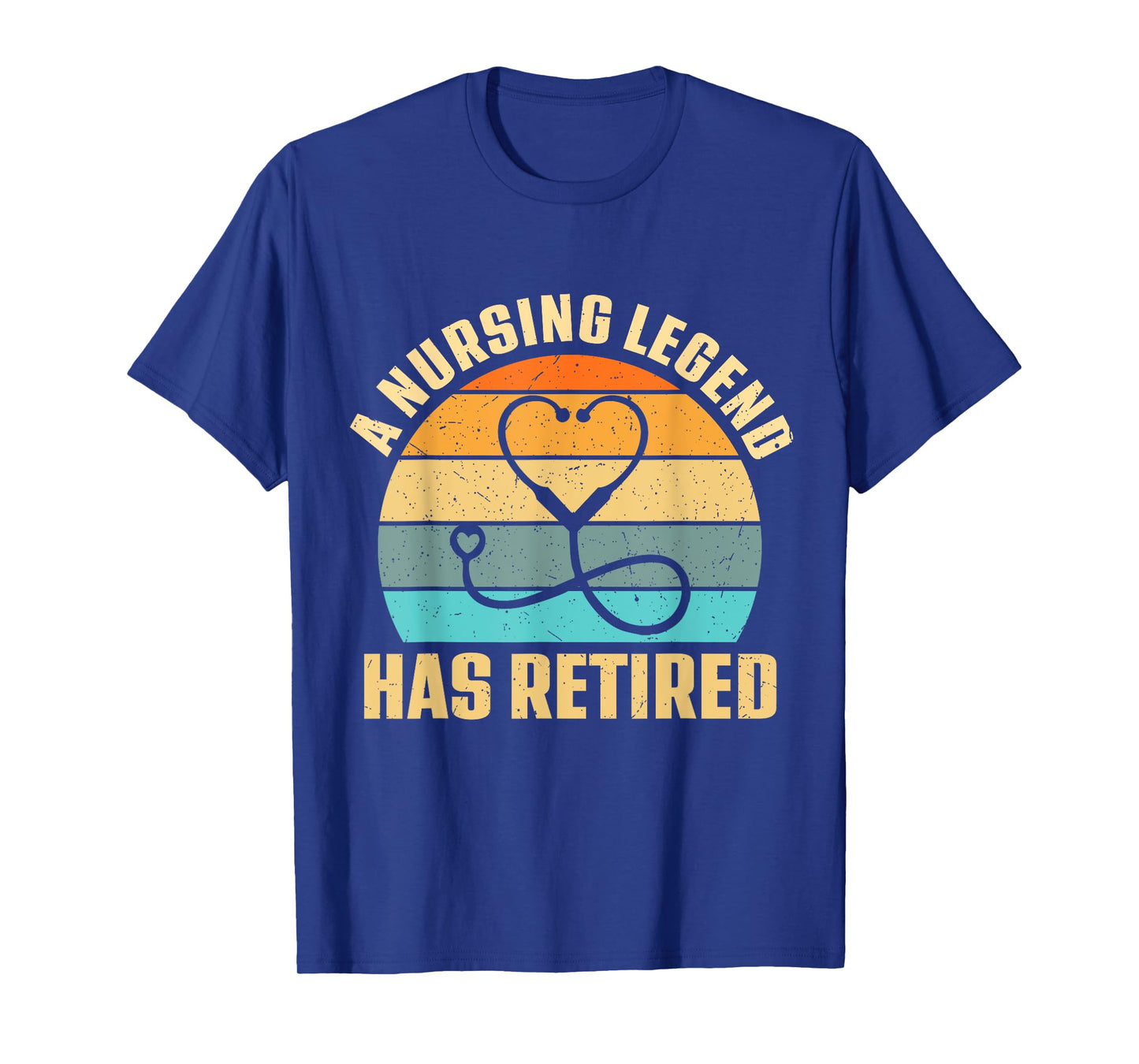 A Nursing Legend Has Retired Funny Retro Vintage Nurse Women T-Shirt