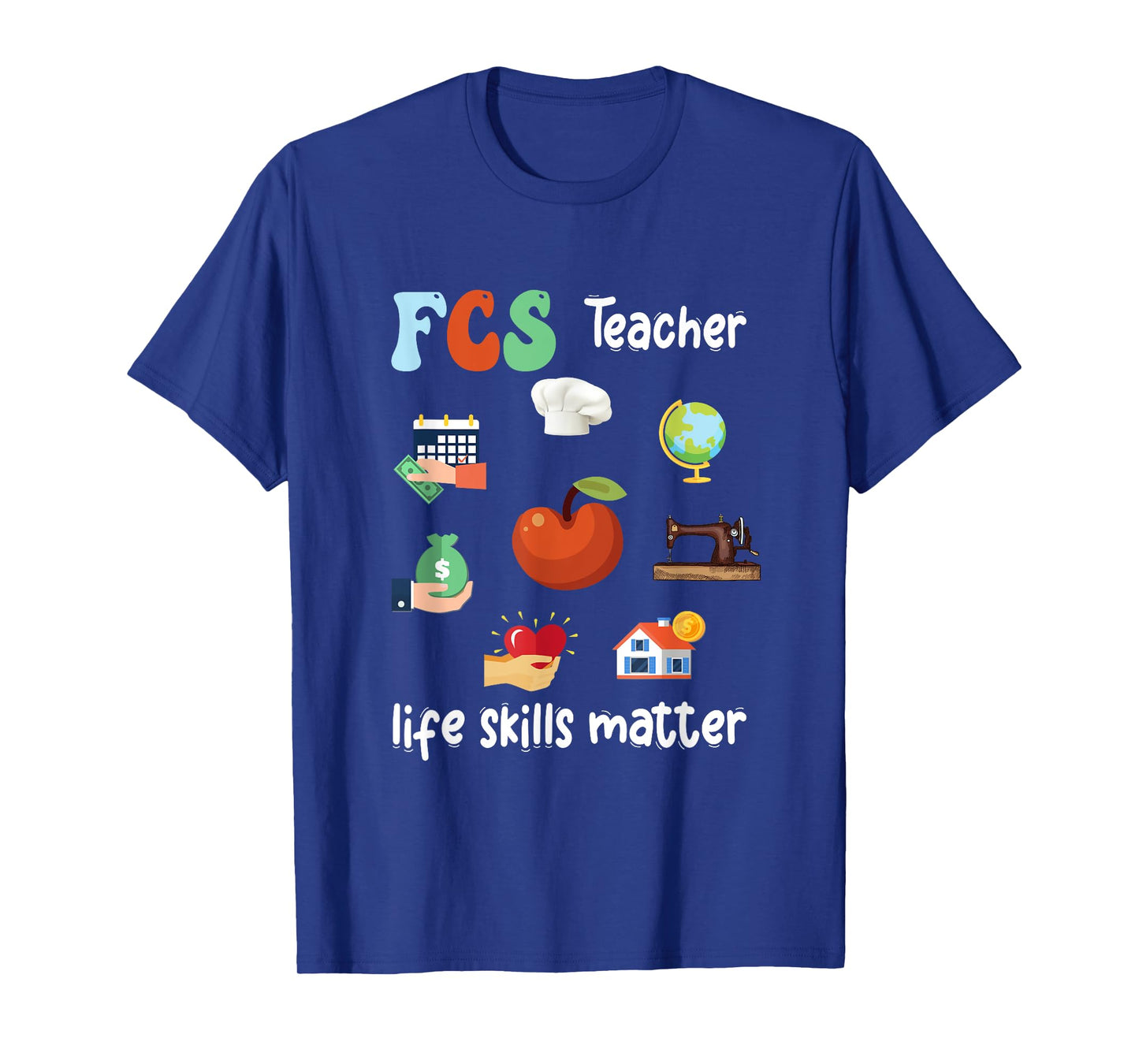 FCS Teacher Life Skills Matter Retro Family Consumer Science T-Shirt