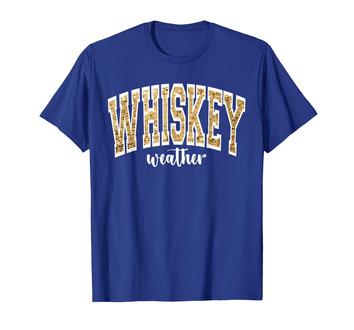 Whiskey Weather Retro College T-Shirt