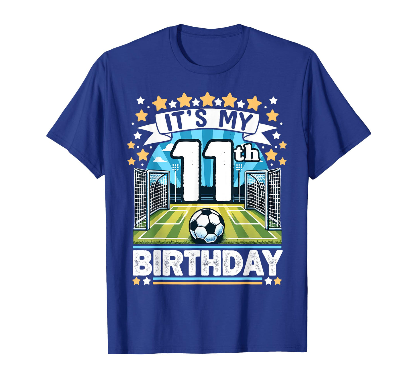 It's My 11th Birthday Soccer Football 11 Years Boy Player T-Shirt