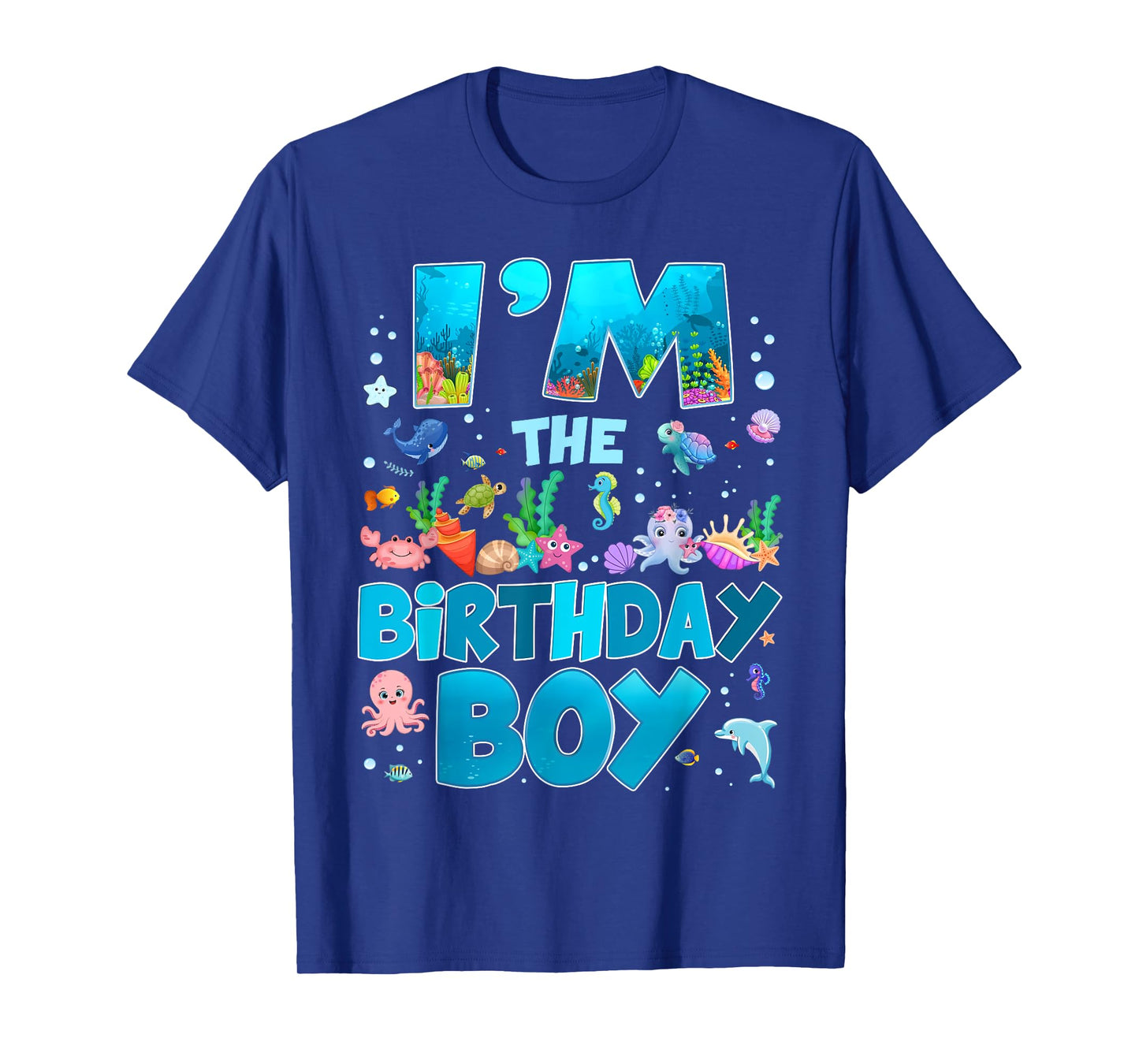 I'm The Birthday Boy Ocean Animal Wildlife Birthday Family T-Shirt