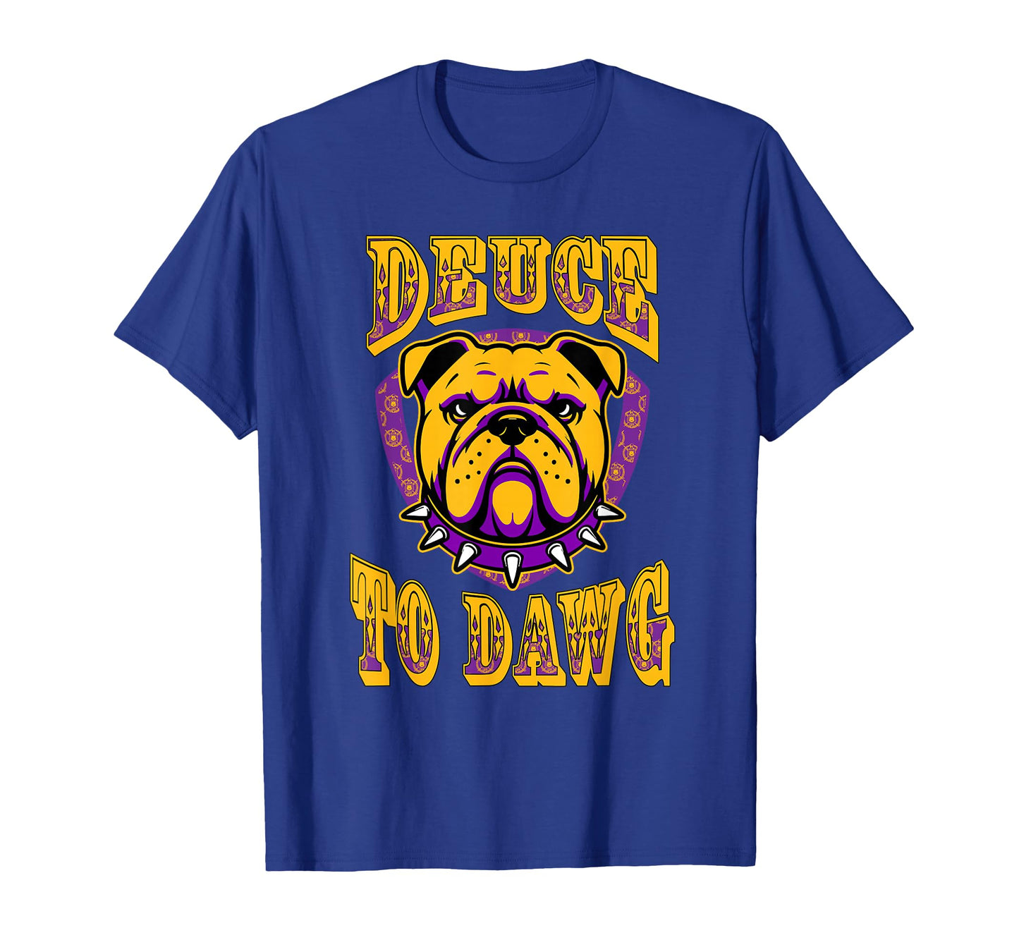 AMAZIGREEK Omega Psi Phi Fraternity Paraphernalia, Deuce To Dawg T-Shirt