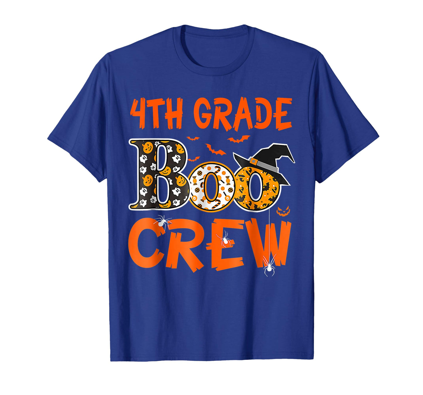 4th Grade Boo Crew Teacher Student Funny Halloween T-Shirt