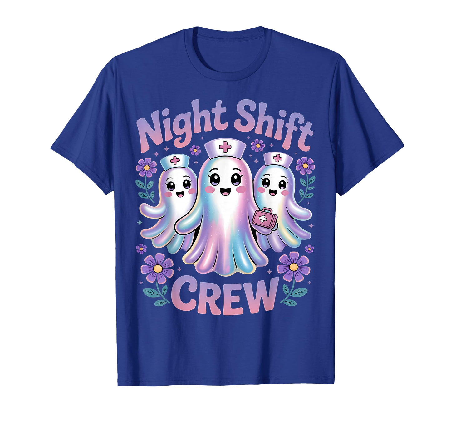 Halloween Nurse Shirt ICU RN OBGYN Medical Night Shift Crew T-Shirt